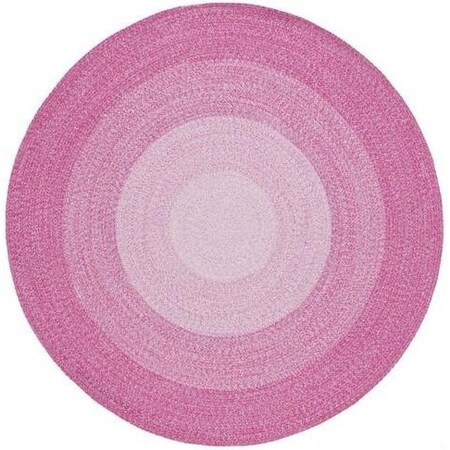 Safavieh 4 x 4 ft. Cape Cod Round Area Rug, Red & Pink CAP242Q-4R